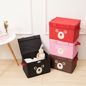 1 Pc Panda Design Folding Storage Bag (random Color/design)