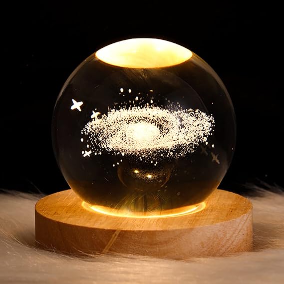 3D SOLAR SYSTEM CRYSTAL NIGHT LAMP