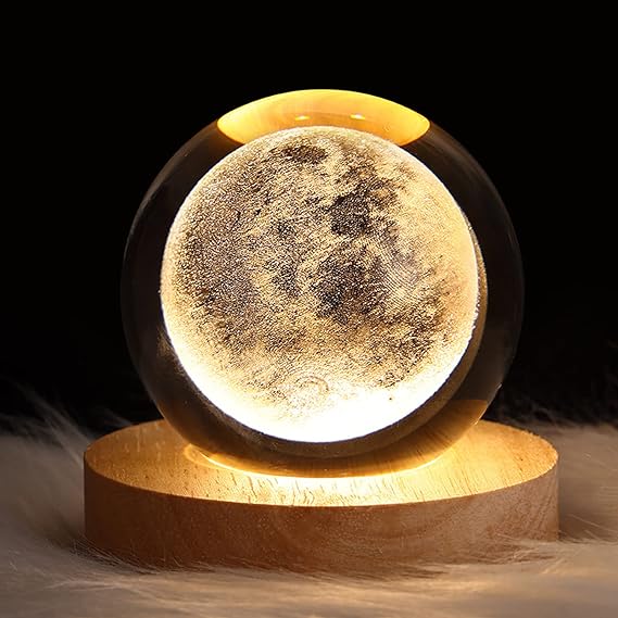 3D SOLAR SYSTEM CRYSTAL NIGHT LAMP