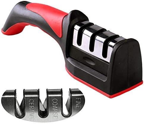 3-in-1 Knife Sharpener 3-stage Diamond Coated