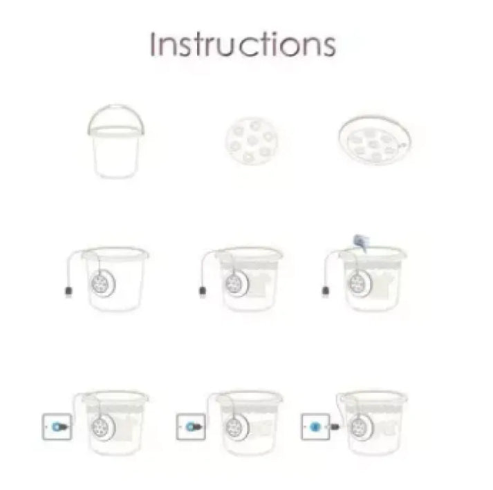 Ultrasonic Portable Washing Machine