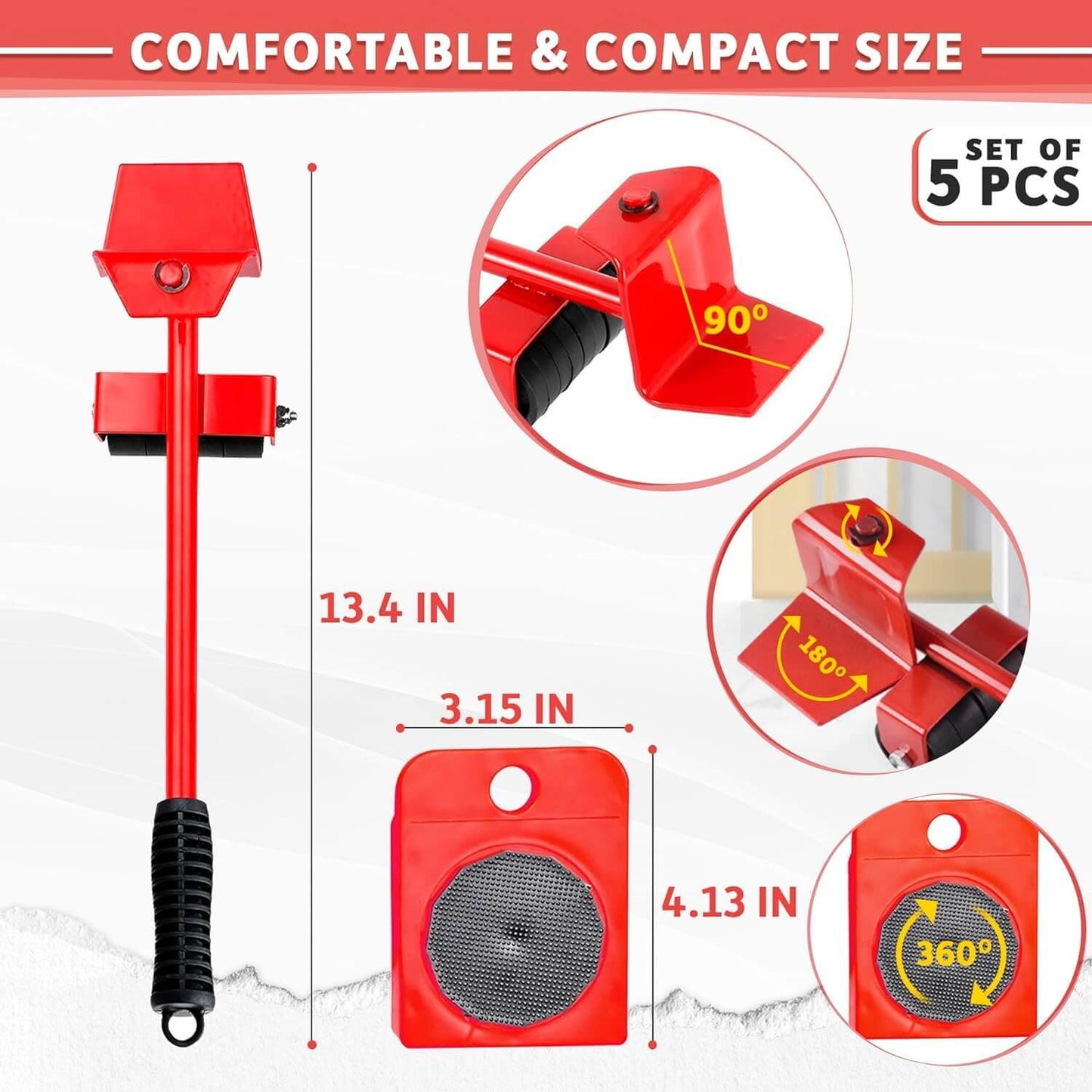 5 Piece Heavy Furniture Moving Tool