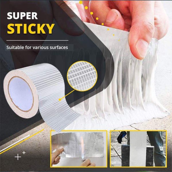 Aluminum Foil Self Adhesive Waterproof Tape 5 Meter