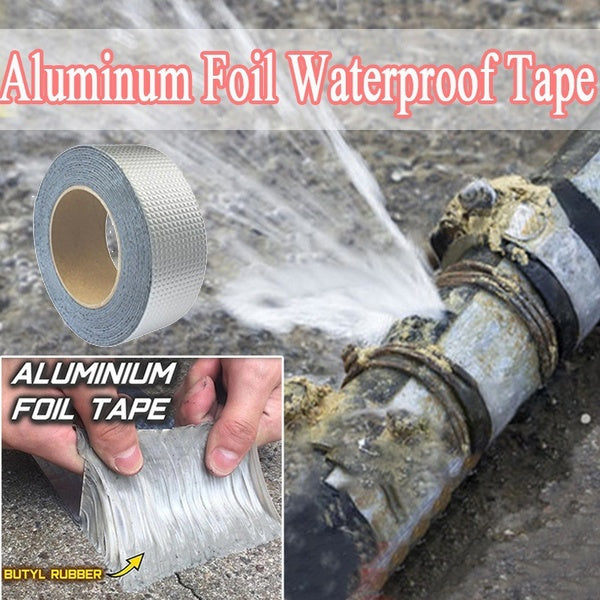 Aluminum Foil Self Adhesive Waterproof Tape 5 Meter