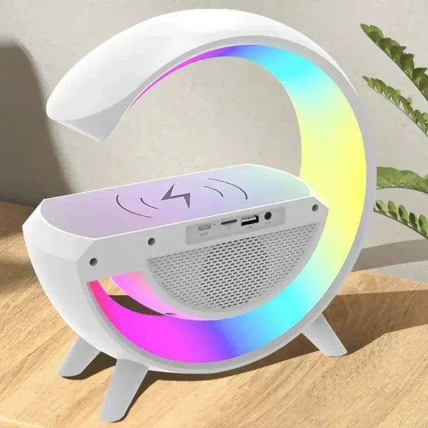 BT-3401 Multi-Functional LED Wireless Charging Speaker