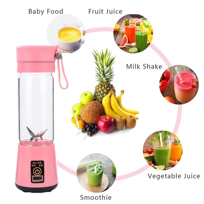 Mini Rechargeable Portable Electric Fruit Juicer Blender