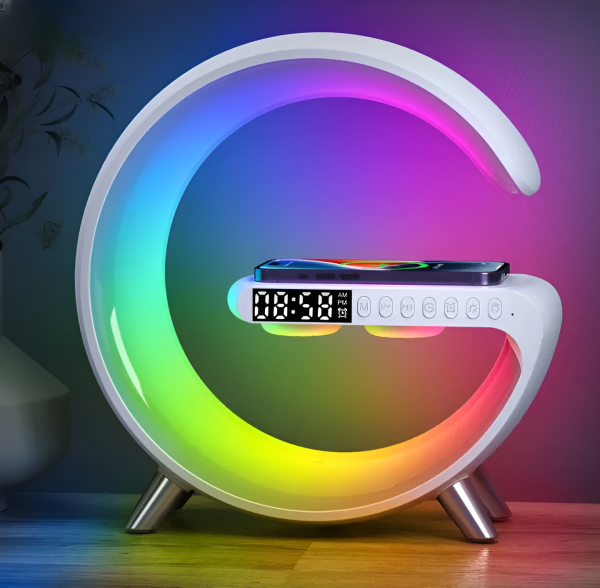 BT-3401 Multi-Functional LED Wireless Charging Speaker