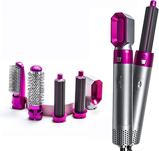 5 In 1 Hair Dryer, Curler and Straightener For Girls